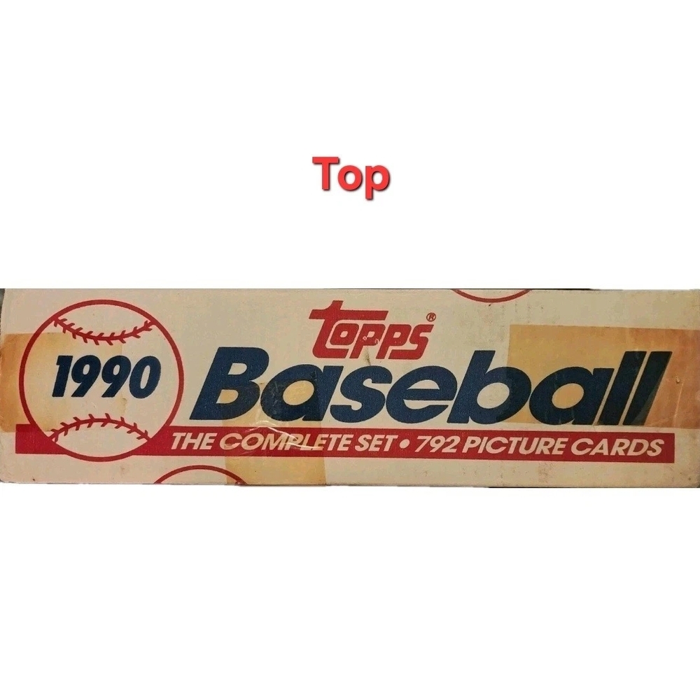 Topps 1990 Baseball Card Set - Red and Blue